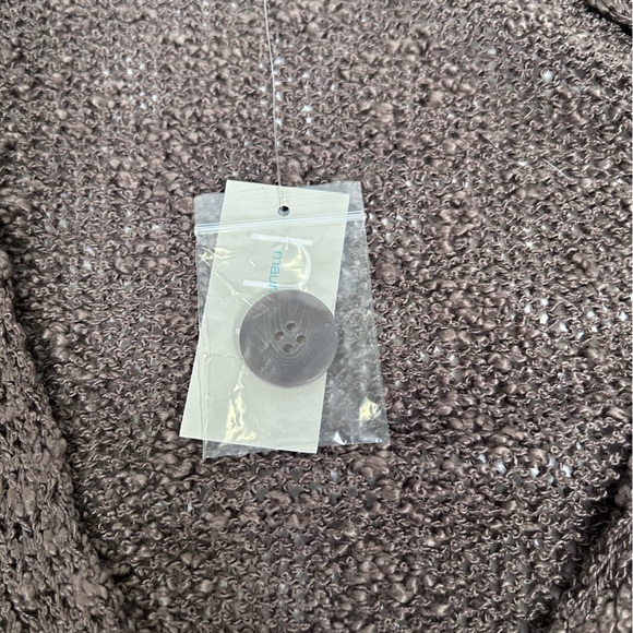 Maurice’s Brown Open Stitch Cardigan Women’s size L - Picture 5 of 11
